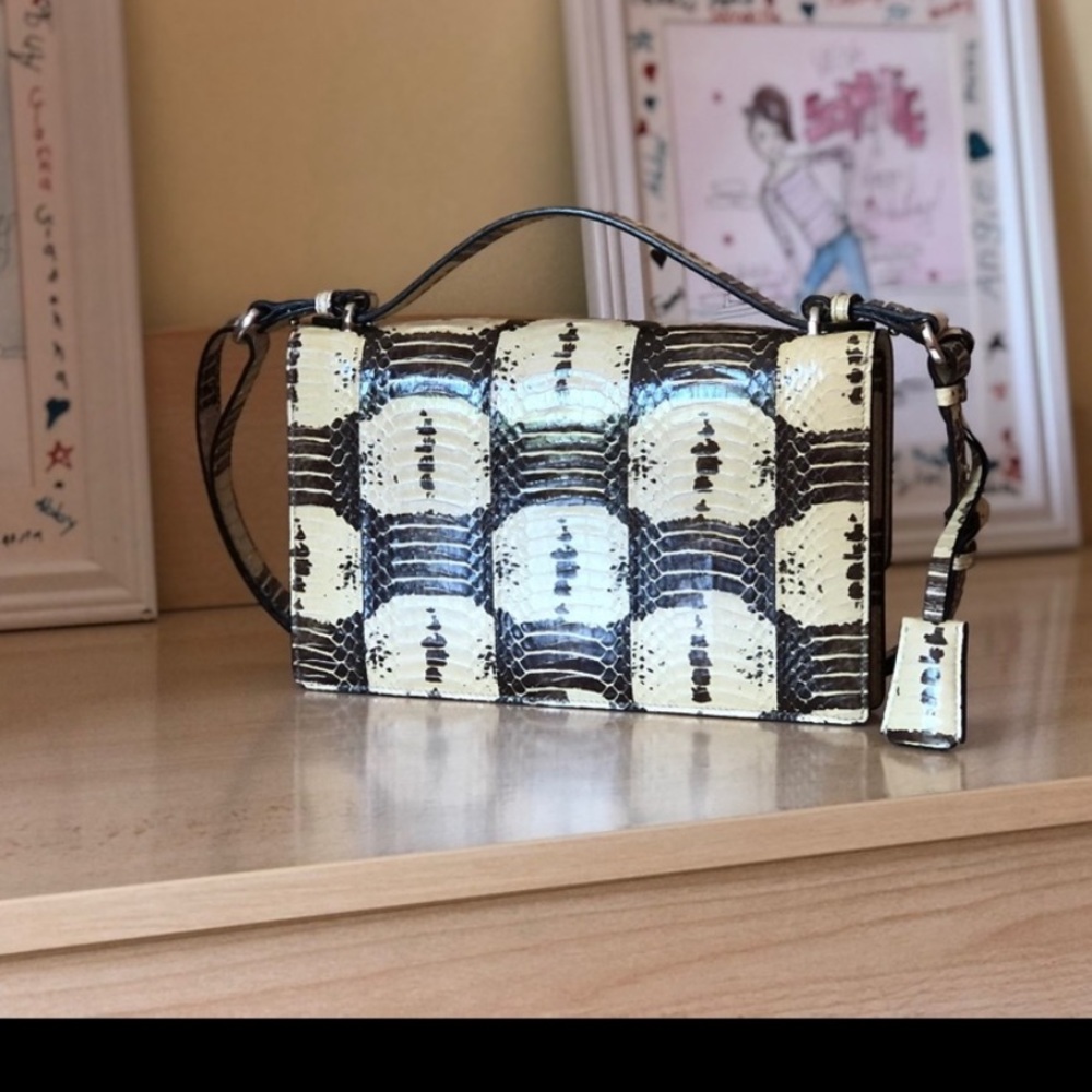 Salvatore Ferragamo Aileen Python Bag - image 2